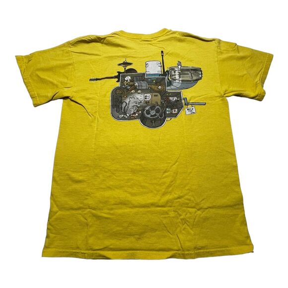 Vintage Beastie Boys Yellow Submarine Style Men's Hip Hop Rap DefJam T-Shirt M - Picture 2 of 3